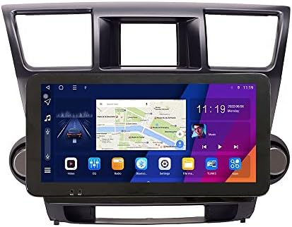 Zertran 10.33 QED / IPS 1600x2020 Carplay i Android Auto Android Autoradio Auto navigacija Stereo Multimedijski igrač GPS Radio DSP Fortoyota Highlander 2007-2014