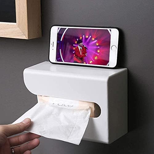 WHLMYH Držač za toaletni papir, plastični ormar Viseći tipa Toalet papir postolje tkiva kutija od kabine