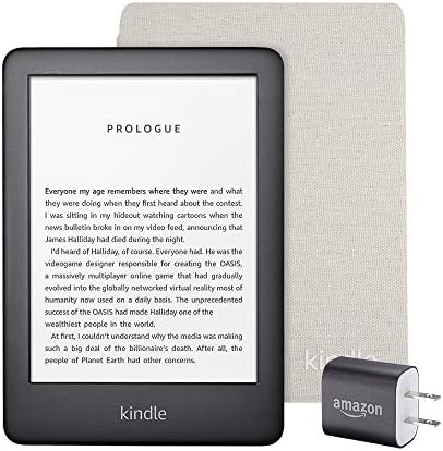 Kindle Essentials paket uključujući Kindle, sada sa ugrađenim prednjim svjetlom, crnim poklopcem od