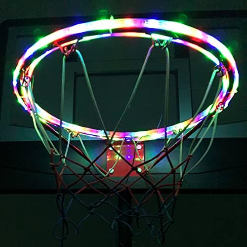 SCOTEEP solarni LED košarkaški Obruč svjetla, LED košarkaški Obruč svjetlo idealno za djecu