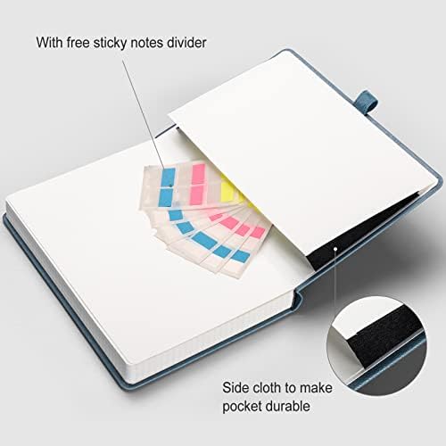 Ahgxg bilježnica od grafičkog papira - 320 stranica mrežni bilježnica debeli časopis A5, milimetarski papir