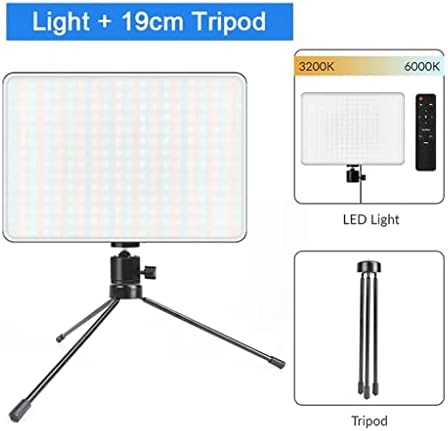 SLSFJLKJ Zatamnjena LED video lampica Ploča EU utikač svjetlosnog trobojnog fotografske rasvjete