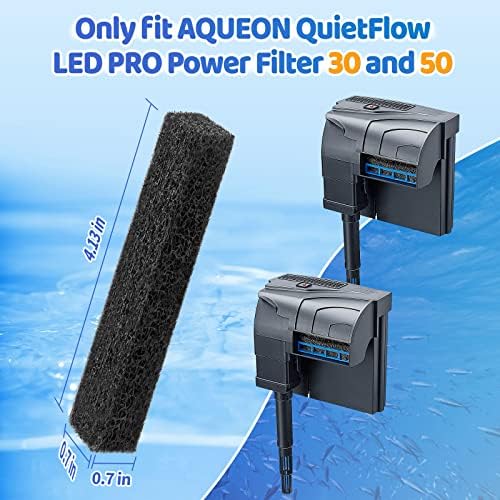 Hitauing 12 Count Carbon Reducer filterski jastučići za Aqueon QuietFlow LED PRO Model 30 i 50,Specijalni