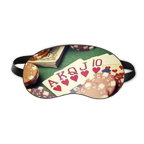 Hearts Flush Poker kockanje FOTO SLEEP EYE SHIELD SOFT NOĆ SLICA SHANDE POKOR