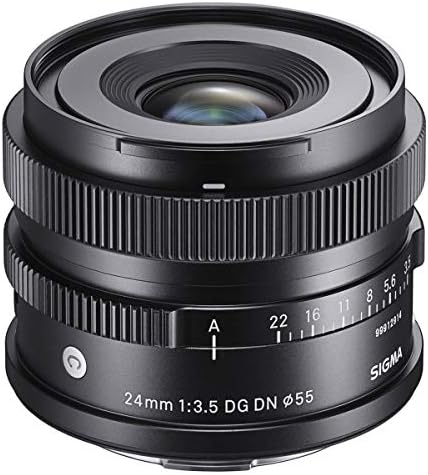 Sigma 24mm F / 3,5 dg DN Savremeni objektiv za Leica l, paket sa 52 mm filter komplet, omotač za čišćenje,