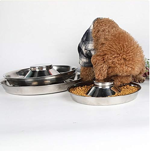 Zdjela za štene od nerđajućeg čelika, posude za štenad Slow Feeder za ishranu hranom & posude