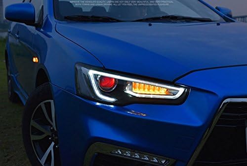GOWE glavna lampa za oblikovanje automobila za LANCER farove LED prednja svjetla ANGEL EYES BEAM DRL Bi-Xenon