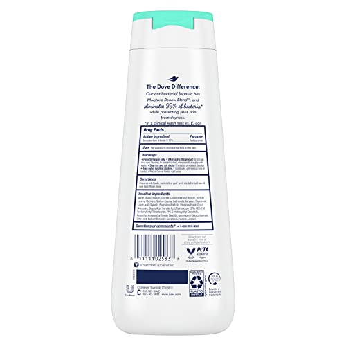 Dove Body Wash Care & Protect antibakterijski 4 računati za sve tipove kože štiti od suhoće 20 oz