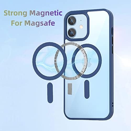 Niyotily Clear Magnetic Telefon za iPhone 12 / iPhone 12 Pro 6,1 inčni kompatibilan sa magsafe bežičnim punjenjem
