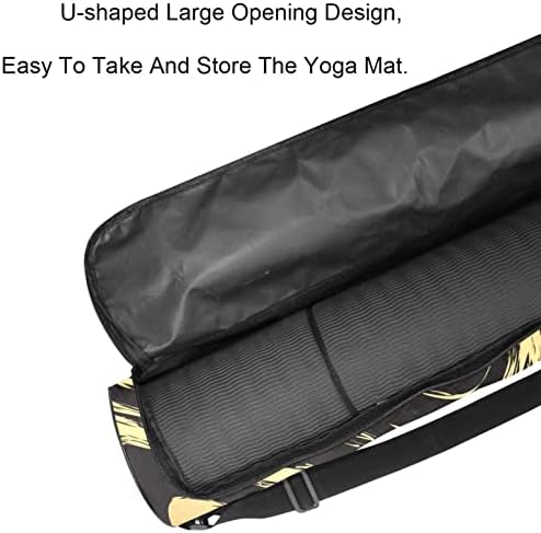 RATGDN Yoga Mat torba, mermerne teksture Vježba Yoga Mat Carrier full-Zip Yoga Mat torba za nošenje sa