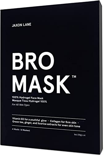 Bro maska: korejska maska za lice za muškarce / 2 kom. Hidratantne maske protiv starenja sadrže