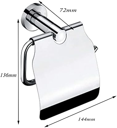 Omoons ručnik za ručnik toaletni papir Držač od nehrđajućeg čelika kotrljaj stalak za papir zid viseći spremnik