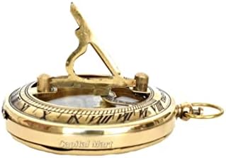 Apital Decor antique džepni kompas sa šarkim poklopcem Ross London sa besplatnim privjeskom