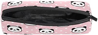 U životu slatka pandas volim srčani olovka za olovke za olovku torbe torbice torbice kozmetičke šminke