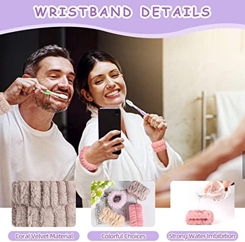 8kom narukvice za pranje lica trake za ručnike za ručnike za pranje lica wrist Spa traka za pranje