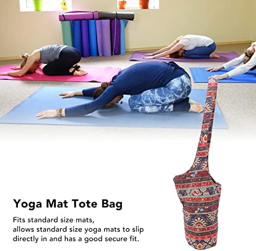 Yoga Mat Bag Canvas Exquisite Craftship Yoga Mat Tote Bag Multifunkcionalna Jednodijelna Prenosiva Torba Za