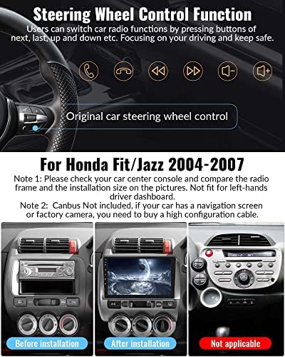 UNITOPSCI za Honda Fit Jazz 2004 2005 2006 2007 Android 11 auto Stereo Radio sa bežičnim Apple CarPlay Android