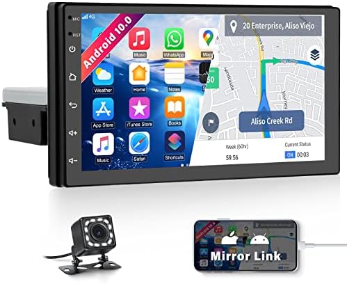Android 10.0 Single din Car Stereo sa Bluetooth 7 inčni auto-radio sa zaslonom na dodir sa GPS navigacijom