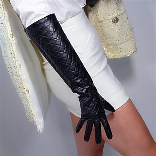 N / A duge rukavice 50cm široke muške ženske rukavice od romba sa toplim debelim podstavljenim