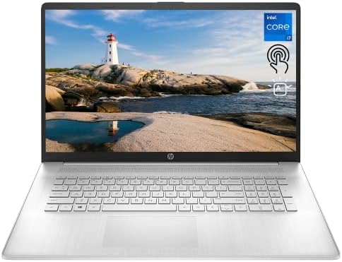 HP 17 Laptop, 17.3 HD+ ekran osetljiv na dodir, Intel Core i7-1165g7, 16GB RAM, 512GB SSD, Web
