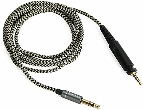 Zamjena ugodnog audio najlonske kabela za Shure SRH840 SRH940 SRH440 SRH750DJ slušalice