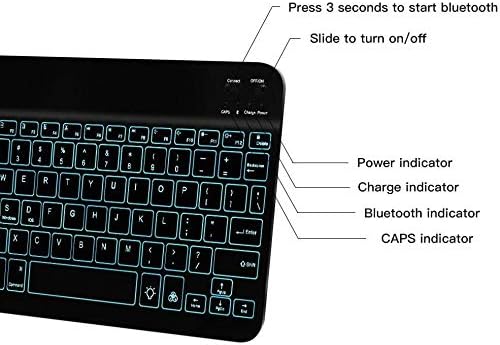 BoxWave tastatura kompatibilna sa Infinix Note 11-SlimKeys Bluetooth tastaturom - sa pozadinskim