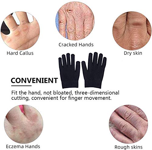 Full Finger hidratantne Spa rukavice sa gel podstavom, popravljaju i zacjeljuju ekcem, omekšavaju suhe grube i ispucale ruke preko noći,Njega ruku za muškarce i žene,hidratantne ljekovite rukavice,Beauty poklon