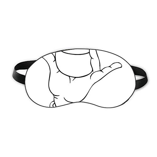 Kulturna ručna čaša linija crtež uzorak spavanja Štit za oči meka noć za sjenilo za sjenilo