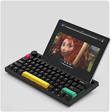 Yunzii Ajazz K620T bežična mehanička tastatura sa integrisanim držačem telefona sa 61 tasterom,