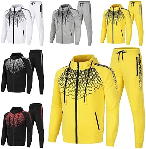 TrackSuit Men Set 2 komad 2021 Jesen Zimska modna vježba Radni sport Postavite dugi rukav Duks sa odjeće