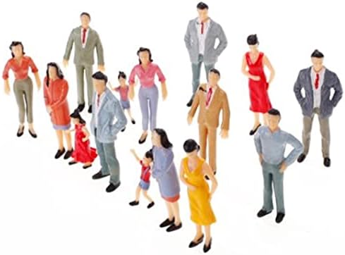 Eioflia stojeće figure putnika 1: 150 skala oslikanih ljudi model za izgradnju modela 100kom figure za putnike, Model za male ljude, Ručno obojene figure, modeli za poziranje, modeli za stajaće poze.
