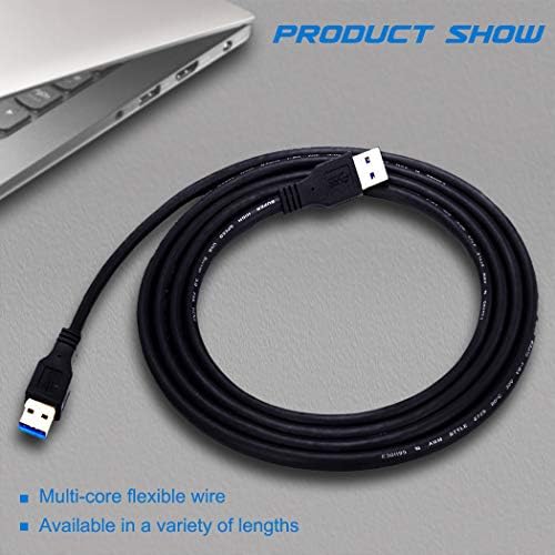 Jewmod USB 3.0 Kabl mužjak za muški 3 FT, USB 3.0 A kabl Tip A mužjak do mužjaka kabela kabela za prenos
