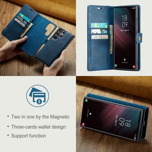 ZiEuooo magnetno odvajanje Flip novčanik držač telefona slučaj za Samsung Galaxy A14 A24 A34 A54 5G
