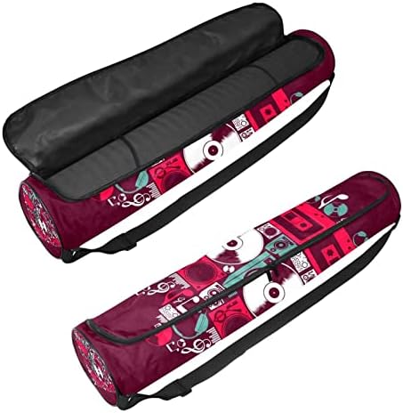 Yoga Mat torba, Dj muzičke ikone Love Heart Exercise Yoga Mat Carrier full-Zip Yoga Mat Carry Bag sa