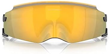 Oakley Man Sunčane naočale polirani crni okvir, Prizm 24K sočiva, 0mm
