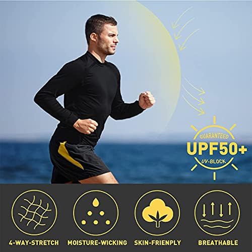 Muška upf 50+ dugih rukava za sunčanje UV zaštita Brza suha lagana majica Pješačenje ribolov Plim