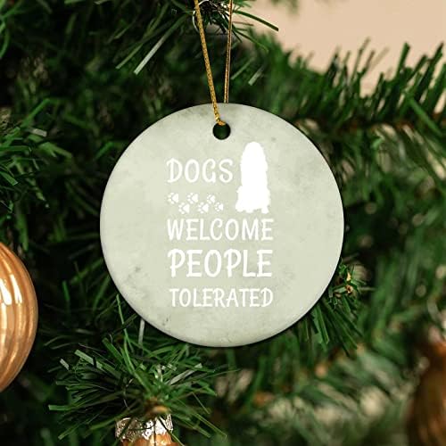Spomen privjesak Božić ukrasi Pet Lover pet pas vlasnik Psi pozdravljamo ljude pas kaže Božić uspomenu