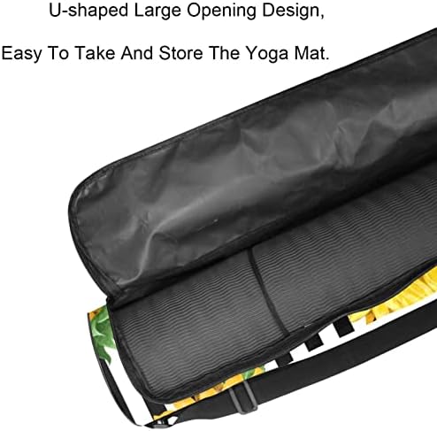 Yoga Mat torba, Suncokreti na traci za vježbanje Yoga Mat Carrier full-Zip Yoga Mat torba za
