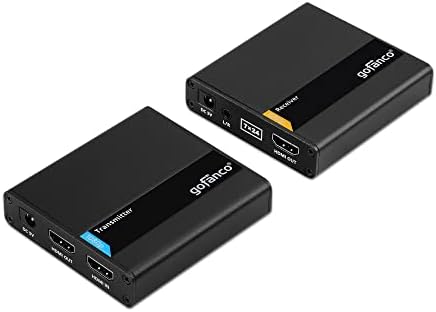 GOFANCO 1080P HDMI Extender preko CAT6 - do 230ft na 1080p, Loopout, Dual IR, HDMI 1.3, HDCP 1.4, u blizini Zero