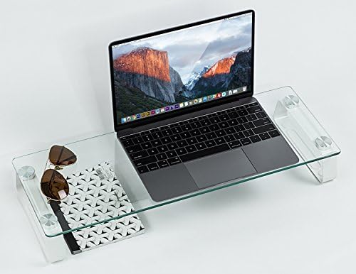 Uzjaši! Stakleni podizač monitora računara i postolje za Laptop | prozirno postolje za ekran