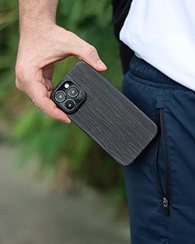 Komodoty Wood iPhone 14 PRO fustor - Slim Fit, Snap-on Dizajn izrađen od održivih materijala i ojačan