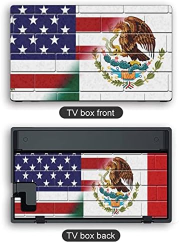 Granični zid sa zastavom američkog Meksika lijep uzorak naljepnice za kožu Full Wrap zaštitni omotač kože
