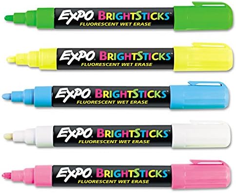 Expo 14075 Svijetli Štapići Za Fluorescentno Brisanje Fluorescentnog Markera Set Vrha Metka