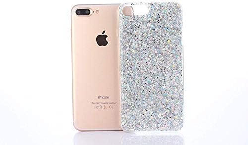 Case iPhone 8 Plus, iPhone 7 Plus, Ikasus Sparkly Shiny Glitter Bling Puder 3D Diamond Paillet
