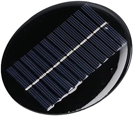 Walfront 0.8 W 6V 3.9 u okruglom solarnom panelu prenosiva DIY solarna ploča za punjenje za solarne Lake