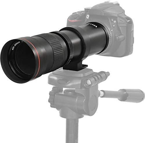 Vivitar 420-800mm F / 8.3 Telefonska zum objektiv sa 2x telekonverter + Monopod + 3 filter