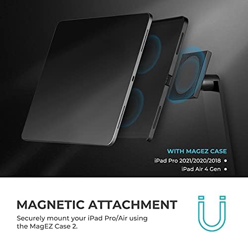 Pitaka magnetsko postolje i futrola za 2022/2021 iPad Pro 12,9 inča 6. / 5. jorgacije, čarobna tipkovnica, držač