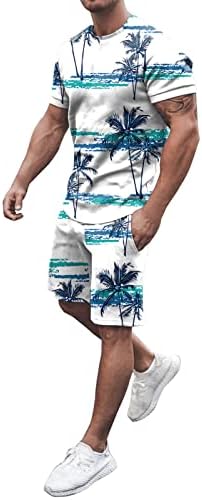 Xiloccer muški setovi seksi 2 komada odijela Muška cvjetna dva komadna set ljetna odjeća na plaži kratkih