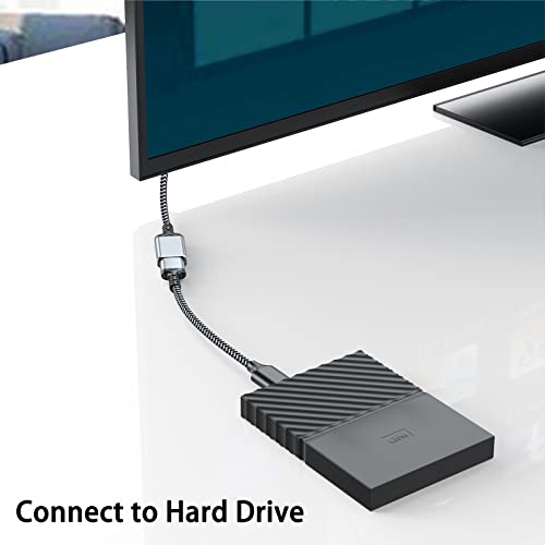 Dteedck USB produžni kabl 6.6ft 【10 pakovanje】, USB 3.0 Prošireni kabl pletenica, USB A USB ekstender