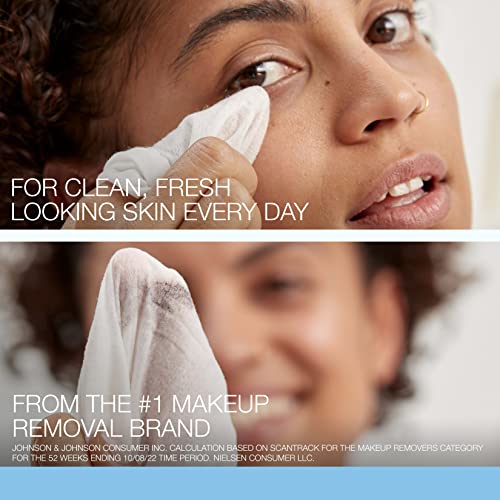 Neutrogena čišćenje maramice za uklanjanje šminke bez mirisa, maramice za čišćenje lica za vodootpornu šminku,